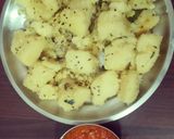 सूजी का ढोकला (suji dhokla recipe in hindi) रेसिपी चरण 5 फोटो