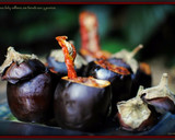 Foto del paso 5 de la receta: Berenjenas baby rellenas con tomate seco y puerros