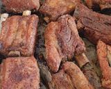 Fokhagymás,magyaros sült oldalas recept fázis 4 fotója