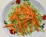 高麗菜豬肉雞蛋蓋飯（電鍋料理）的食譜步驟4照片