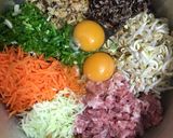 Hình bước làm 2 của món Nem rán (vỏ đậu xanh)