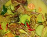Foto langkah ke 4 dari resep Patin sayur santan kuning.