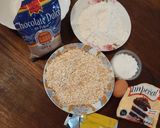 Foto del paso 1 de la receta: Galletas de avena de chocolate al sartén