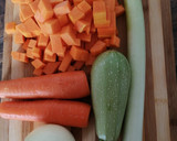 Foto del paso 1 de la receta: Crema de calabaza, zanahorias y queso manchego