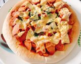 Hình bước làm 5 của món Bánh pizza