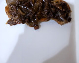 Foto del paso 5 de la receta: Solomillo de cerdo con salsa de cebolla y morcilla picante