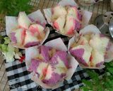 Foto langkah ke 9 dari resep Bolu Kukus Mekar Susu (1 telor, no soda).