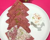 A picture of step 6 of Healthy Beetroot Stuff Paneer Paratha.