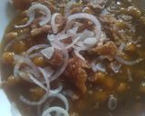 A picture of step 2 of Khatiyawari Cholay.