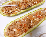 Foto del paso 3 de la receta: Calabacín del huerto relleno de carne