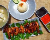 Foto langkah ke 9 dari resep Roasted Chicken with hainan Rice ala Singapore.