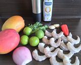 Foto del paso 1 de la receta: Langostinos crocantes a base de Mango Acebichado👍🇵🇪