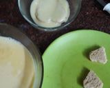 A picture of step 1 of Jelly Heart bread pudding Heart.