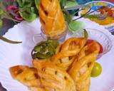 Cheezy chicken puff samosa recipe step 7 photo