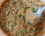 A picture of step 2 of Coriander and onion pakoray.