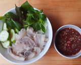 Hình bước làm 4 của món Bún mắm nêm