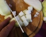 Petrezselymes karalábékrémleves, sült csípős répával recept fázis 2 fotója