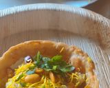 A picture of step 3 of Katori chaat.