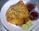 รูปขั้นตอนการทำที่ 4 ของ ไข่เจียวปลากระป๋องราดหน้าข้าว