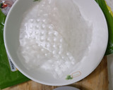 Hình bước làm 1 của món Bánh tráng chiên trứng