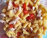 Une image de l'étape 2 de Salade de pâtes au poulet.