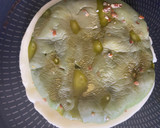 Foto del paso 3 de la receta: Nopal relleno de champiñones y queso cubierto de kefir y huevo escalfado