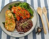 รูปขั้นตอนการทำที่ 5 ของ อกไก่นุ่มหมักซอส