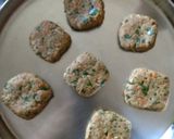 A picture of step 4 of Bread palak cutlets.
