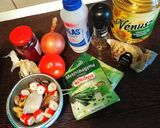 Szaftos tengergyümölcse-is bulgur recept fázis 1 fotója