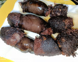Foto del paso 1 de la receta: Huevos, chistorra, pimiento italiano y morcilla picante
