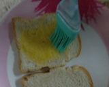 A picture of step 2 of Toasted Garlic bread.