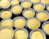 Foto del paso 6 de la receta: Cupcakes de mandarina con corazón de dulce de leche
