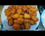 A picture of step 3 of Moong ke dal ke barian....#eidkaypakwan.