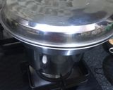 A picture of step 4 of Rice Flour Khinchu (chawal ka Saja).