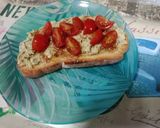 Foto del paso 4 de la receta: Bruschetta de ricota al pesto de pistacho