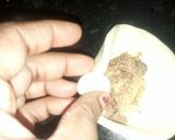 A picture of step 7 of Choclatey khasta kachodi.
