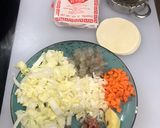 Foto del paso 1 de la receta: Gyozas mar y montaña 🥟🥟🥢🥢