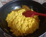 A picture of step 5 of Ande ka Halwa.