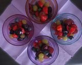 A picture of step 1 of Berry-licious fruit salad.