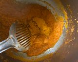 A picture of step 5 of Vegetable bhaji.