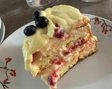 Foto del passaggio 1 della ricetta Naked cake con crema chantilly, fragole e mirtilli