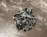 A picture of step 2 of Cheese-in Rice Ball.