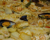 Foto del paso 4 de la receta: Merluza en salsa marinera i alioli al grill