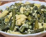 Фото кроку 7 до Тушеная стручковая фасоль с яйцами!.