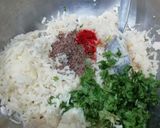 A picture of step 3 of Spicy Rawa Aloo Poorie.