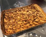 Une image de l'étape 7 de Tarte aux pommes du jardin et pralin,pâte brisée au café.