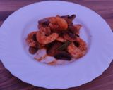 Foto del paso 6 de la receta: Tierra y Mar - Langostinos con champiñones