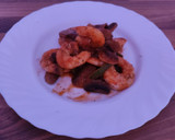Foto del paso 6 de la receta: Tierra y Mar - Langostinos con champiñones