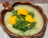 Foto langkah ke 4 dari resep Bobor Pucuk Labu & Jagung Manis.