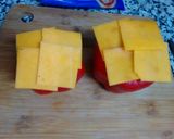 Foto del paso 15 de la receta Pimientos rellenos de carne y verduras con 3 quesos